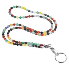 34.6" Teacher Lanyard ID Badge Lanyards with Clips, Multicolor