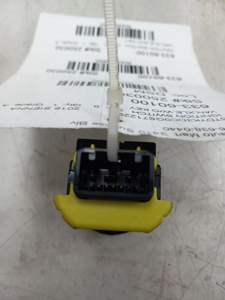 15 16 17 18 19 20 INTERRUPTOR DE ENCENDIDO TOYOTA SIENNA XLE SIN LLAVE Foto 4 de 4