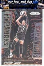 2025 Panini Prizm WNBA Fireworks #7 Napheesa Collier Minnesota Lynx