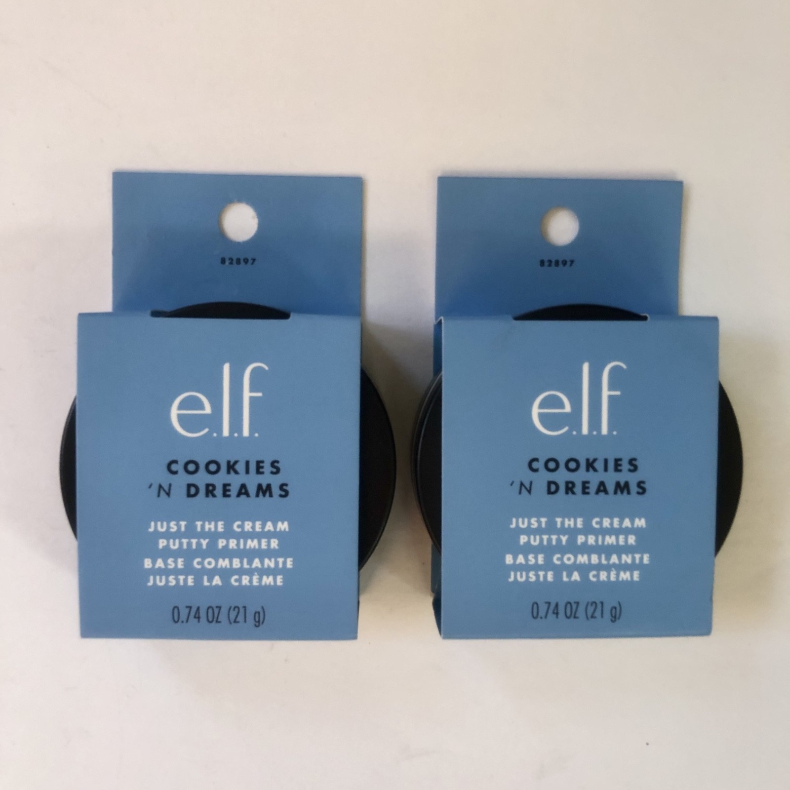 2 ELF Cookies N' Dreams Just The Cream Putty Primers 0.74 oz each