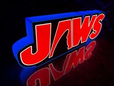 Jaws Inspired   Topper Pinball Pin-Sign Extra...