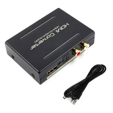 1080P HDMI Converter HDMI to SPDIF Optical 4K RCA L/R Analog Audio Extractor d