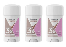 Rexona Clinical Deodorant Invisible Cream For women 58 g, 3 PACK