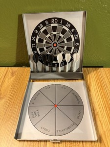 Magnetic Portable Dart & Decision Board (6 Darts Included)