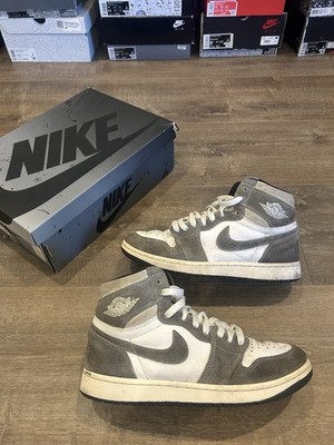 Size 9 - Air Jordan 1 Retro OG High Washed Black | eBay