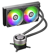 LIAN LI Galahad AIO240 RGB Black-Dual 120mm Addressable RGB Fans AIO CPU Liquid