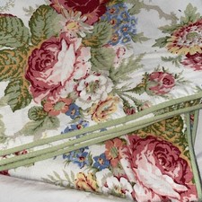 Ralph Lauren Chaps Standard Pillow Shams Floral Rose Set 2 Cottage