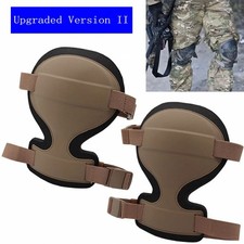 Knee pads with hard shell, EVA padding, adjustable straps for outdoor training