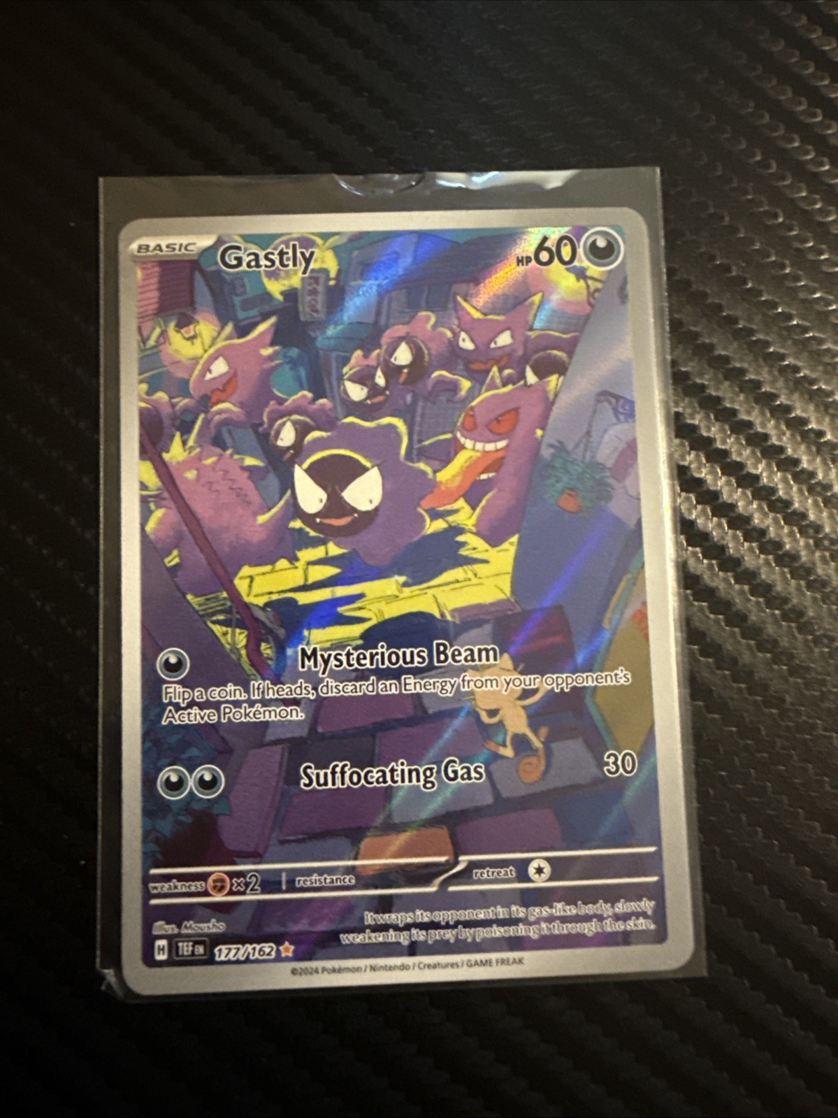 Pokémon TCG Gastly Scarlet & Violet Temporal Forces 177/162 IR NM/MT