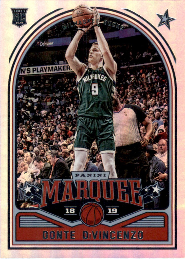 2018-19 Panini Chronicles Donte DiVincenzo Rookie Milwaukee Bucks #258