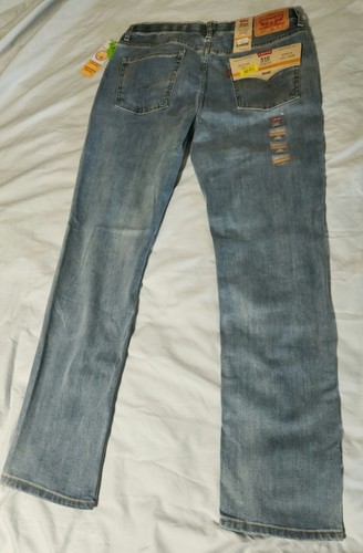 NEW Levi's 510 Skinny Stretch Jeans Boy's 20 Reg 365 ADJUSTABLE Size 30x32 NWT - Picture 12 of 13