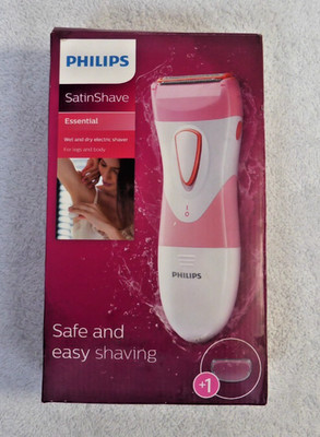 Philips SatinShave Essential Women s Electric Shaver, Cordless, Pink, HP6306/50
