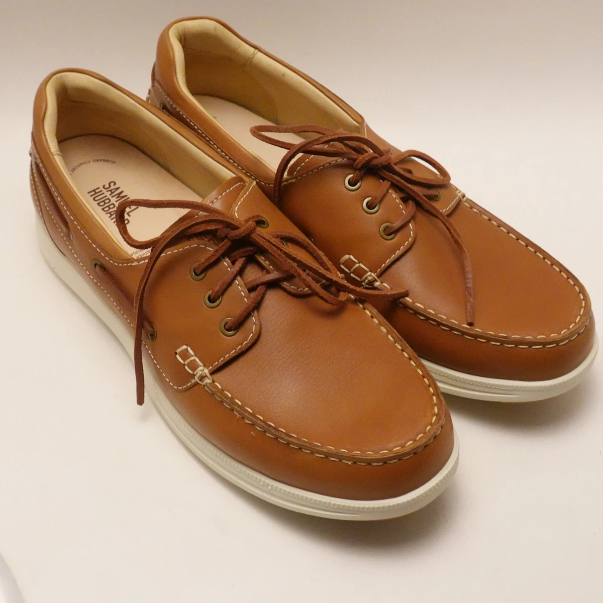 Samuel Hubbard Shoes Mens 11 Brown Leather Oxford Dress Lace Up Brogue Vibram Samuel Hubbard Free Oxford Shoes Men main image 3