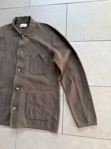 Taylor Stitch The Prout Turkish Coffee Knit Chore Jacket Brown Coat Mens Sz 44 image 3