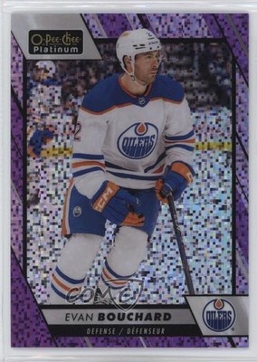 2023-24 O-Pee-Chee Platinum Violet Pixels 58/299 Evan Bouchard #79 1r7x