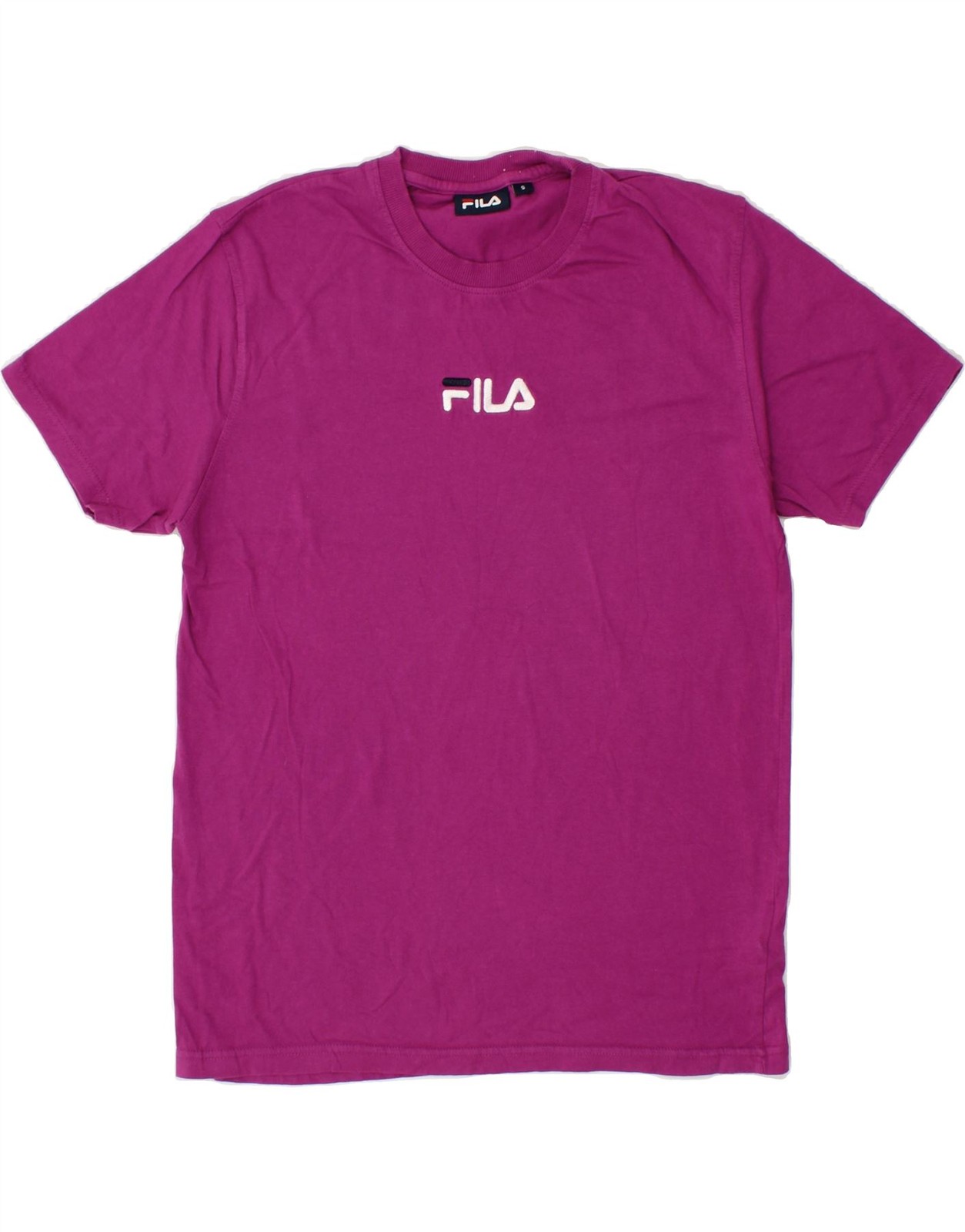 T shirt uomo FILA top piccolo viola cotone EL03