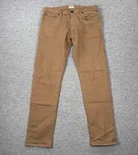 Todd Snyder Stretch 5-Pocket Jeans Mens 36x34 Brown Slim Fit City Preppy