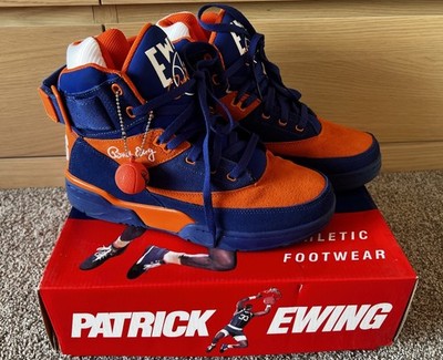 Patrick Ewing 33 Hi Sneakers Basketball Shoes Dazzling Blue Orange
