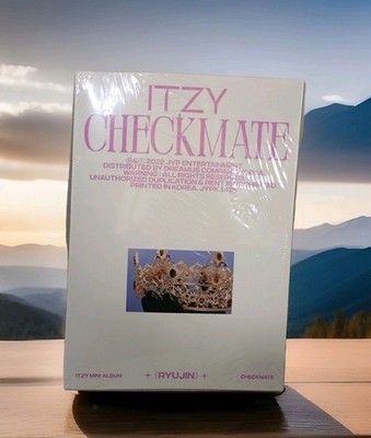 CHECKMATE STANDARD RYUJIN Ver. Mini Album: ITZY 2022 CD With Book Cards Posters