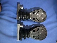 (2) HARKEN  CarboRatchamatic 75 blocks mountain on 1” slides