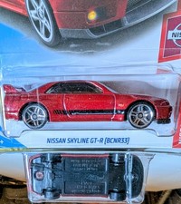 💥Hot Wheels Nissan Series Nissan Skyline GT-R R33 BCNR33 1/5 Metallic Red 6/250