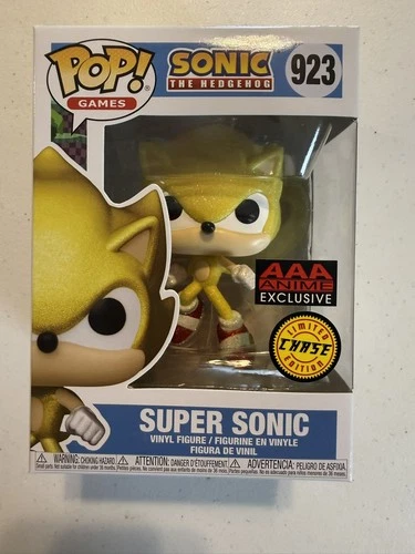 Funko Pop! #923 - Super Sonice - AAA Anime Exclusive - Glitter - Chase