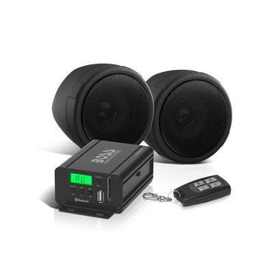 BOSS Audio Systems MCBK520B Motorcycle 3 Inch Stereo Speakers and A... Fast Ship
