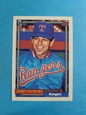 Bobby Valentine 1992 Topps Baseball Card # 789 J9347