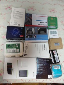 Handheld Game Console Lot Retro Electronic Games Accessories Bundle See Photo