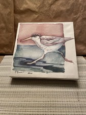 Sanderlings Paul Brent Watercolor Prints 10” X 10”