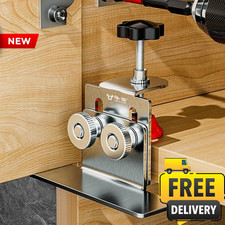1pc Stainless Steel Cabinet Door Installation Tool Portable Mounting Jig - NEW