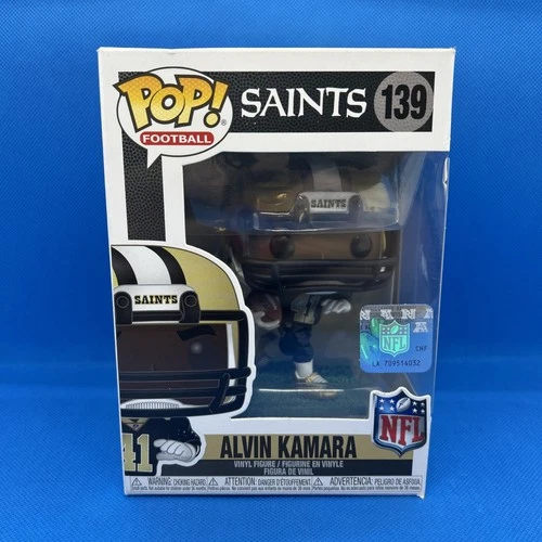 Funko Pop! NFL  New Orleans Saints Alvin Kamara #139 NEW! (A1)