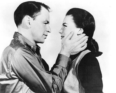 Kings Go Forth 1958 Frank Sinatra about to kiss Natalie Wood 12x18 poster
