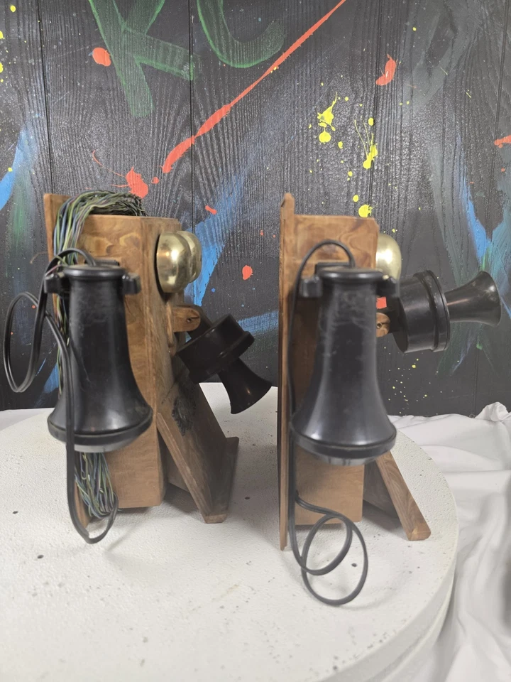 Juego de teléfono vaquero occidental vintage par de Roy Rogers, juguetes ideales Foto 2 de 4