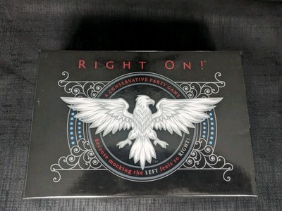 Right On! A conservative party game Rare - Cards Sealed