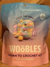 The Woobles Fred the Dino Pastel Limited Edition Crochet Kit New Sold Out 
