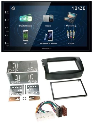 Kenwood 2DIN Bluetooth MP3 USB DAB Autoradio für Toyota RAV 4 (2006-2013) - Bild 1 von 4