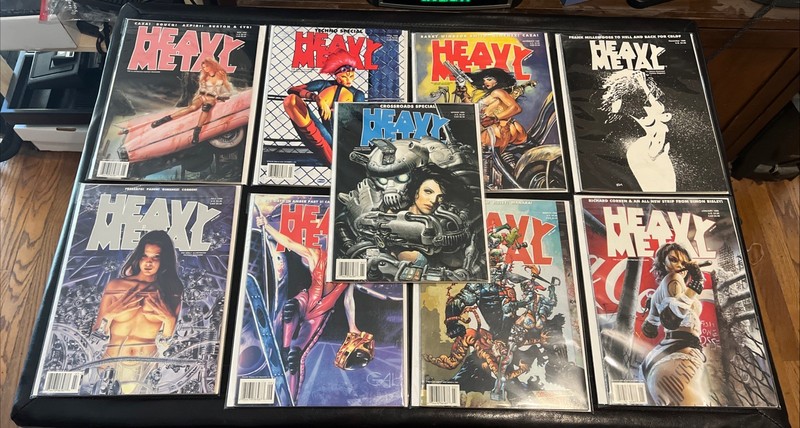Heavy Metal Magazine 1999 9 Issue Lot! Adult Fantasy {Full Run} + Specials