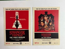 STRANGER THINGS THE FIRST SHADOW “Welcome to Hawkins” 2025 UK promo postcards 