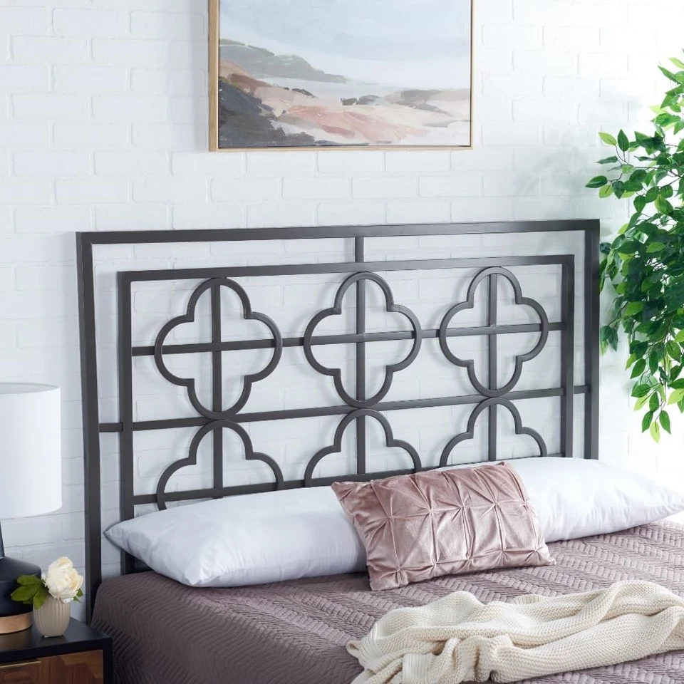 Home Collection Lucina Gunmetal Headboard, Queen - Image 2 of 4