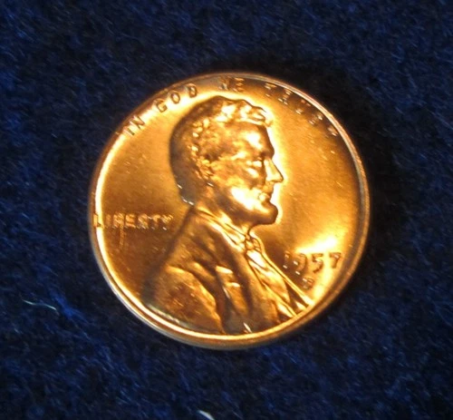 1957-D Lincoln Cent ~ BU Gem