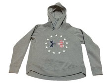 Under Armour Hoodie Womens Medium M Gray Long Sleeve Cowl Neck Loose Sweatshirt