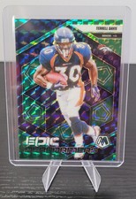2025 Panini Mosaic - Epic Performers Terrell Davis #17 Green Mosaic Prizm