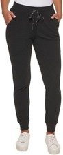 Marc New York Women's Small Jogger Pants Ribbed Black