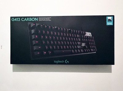 Logitech G413 Carbon Mechanical Romer G Tactile Gaming Keyboard Y-U0032