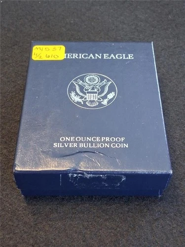 1998 PROOF American Silver Eagle Dollar.   ASE.   OGP NO C.O.A          #MF-1537