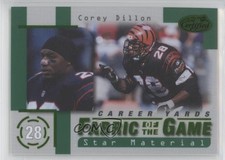 1999 Leaf Certified Fabric of the Game 475/750 Corey Dillon #FG64 0e7