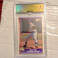 1993 Pacific Nolan Ryan Texas Express 27 Seasons #122 New York Mets MBA 8