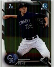 2016 Bowman Draft Riley Pint Chrome #BDC-50 Colorado Rockies