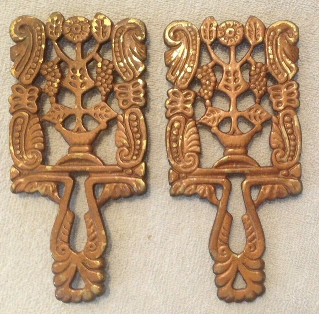 2 Vintage Collectible Brass Trivet Made In Japan eBay